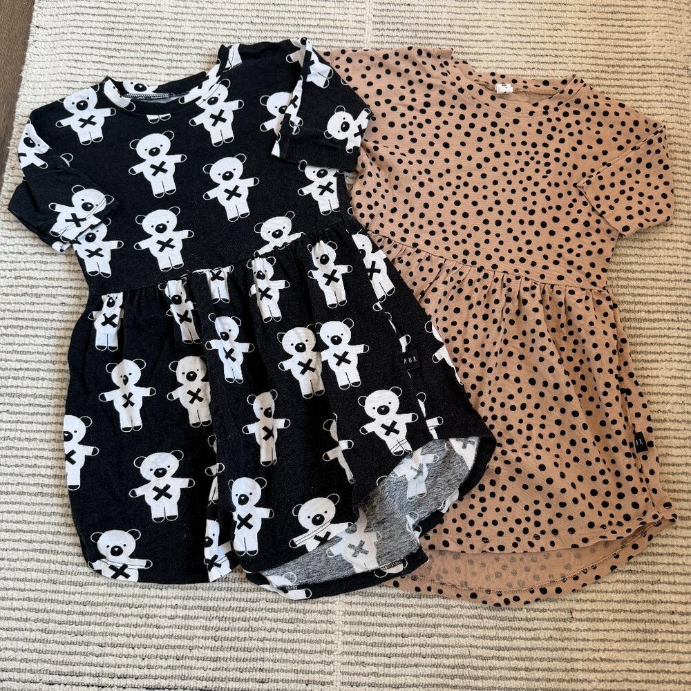 Huxbaby Size 5 Short Sleeve Dress Bundle
